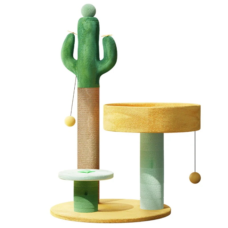 メガ割猫の登山フレーム小さな猫のおもちゃ猫のスクラッチボード猫のジャンプ台創造的な太陽の花サイザル麻猫のスクラッチポスト猫用品598