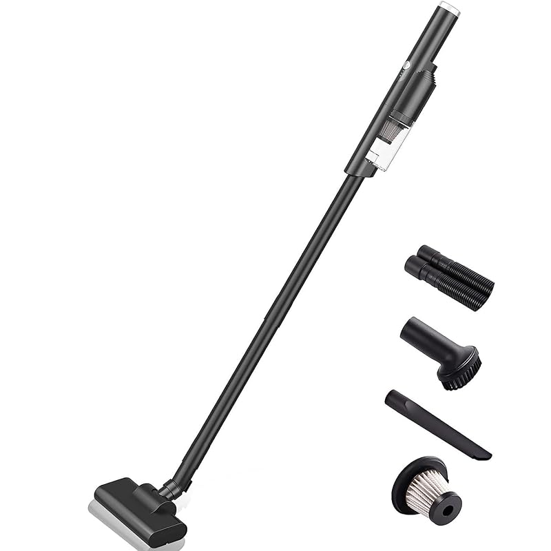 即納：掃除機 コードレス 2WAY スティッククリーナー 12000pa 強力吸引 5種類ノズル サイクロン掃除機 隙間掃除 充電式 HEPAフィルター 軽量 xr-s005-bk