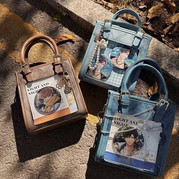 【迅速な出荷】 韓国デニム紋様痛み包み百肩斜めなショルダー女性大容量日常包み女性小さい食量痛み包み