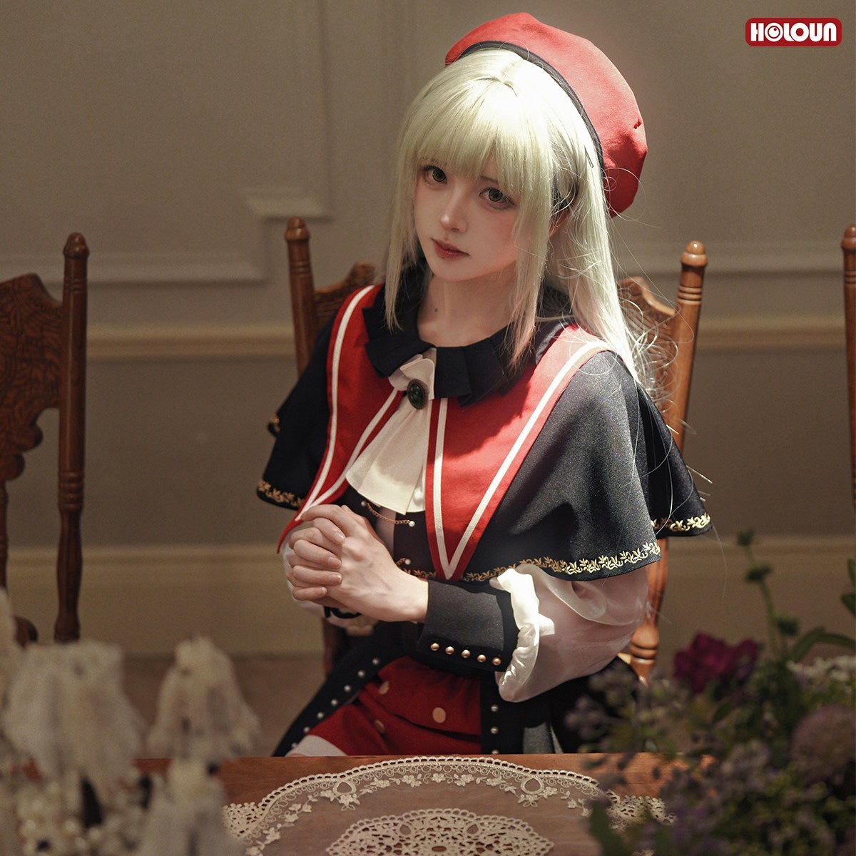 [2026 新作]HOLOUNCOSER BanG Dream! Ave Mujica 若葉睦 モーティス 演出服 コスプレ 衣装 C服 フルセット 仮装 ハロウィン アニメ