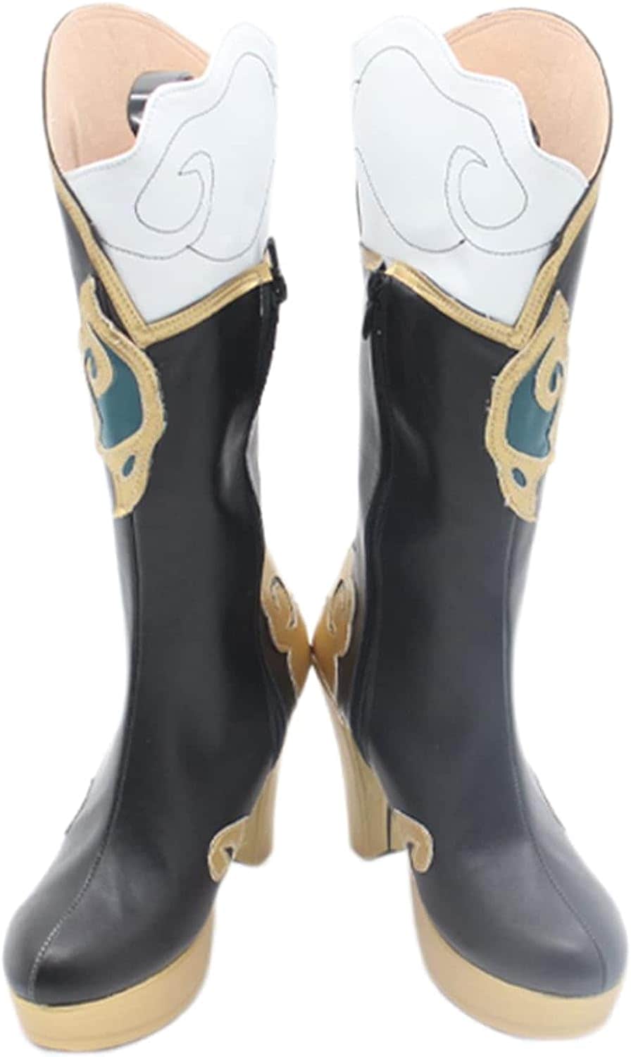 コスプレ靴 フカ 雲墨丹心 崩壊3rd 崩壊学園 崩壊：スターレイル ブーツ 下駄 シューズ 長靴 コスプレ クリスマス ハロウィン