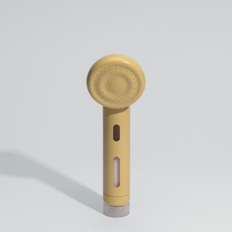 カプセル シャワーヘッド_バターイエロー（精密フィルター内蔵）