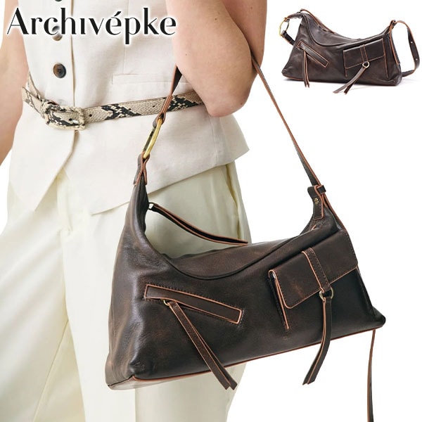 ショルダーバッグ レディース 肩掛け ハンドバッグ 手持ち 軽量 レザー 革 羊革 上品 小さめ コンパクト 横型 可愛い 大人 A5 Rider shoulder bag OVBAX25032