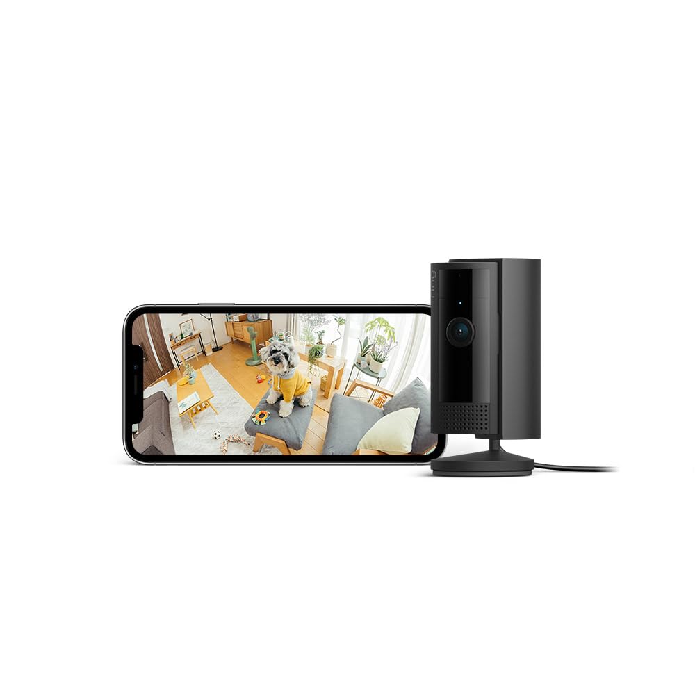 【2023年度グッドデザイン賞受賞】Ring Indoor Cam (リング インドアカム) 第2世代 ブラック 軽量小型の屋内用セキュリティカメラペットカメラやご自宅の見守りカメラ防犯カメラ 6,712円