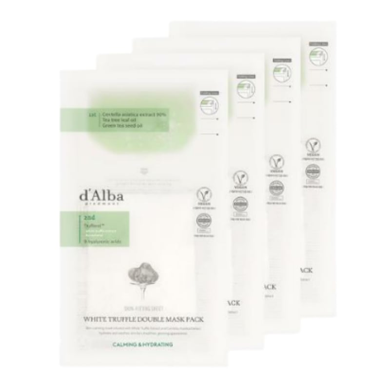 ホワイト トリュフ ダブル マスクパック 4枚 x2