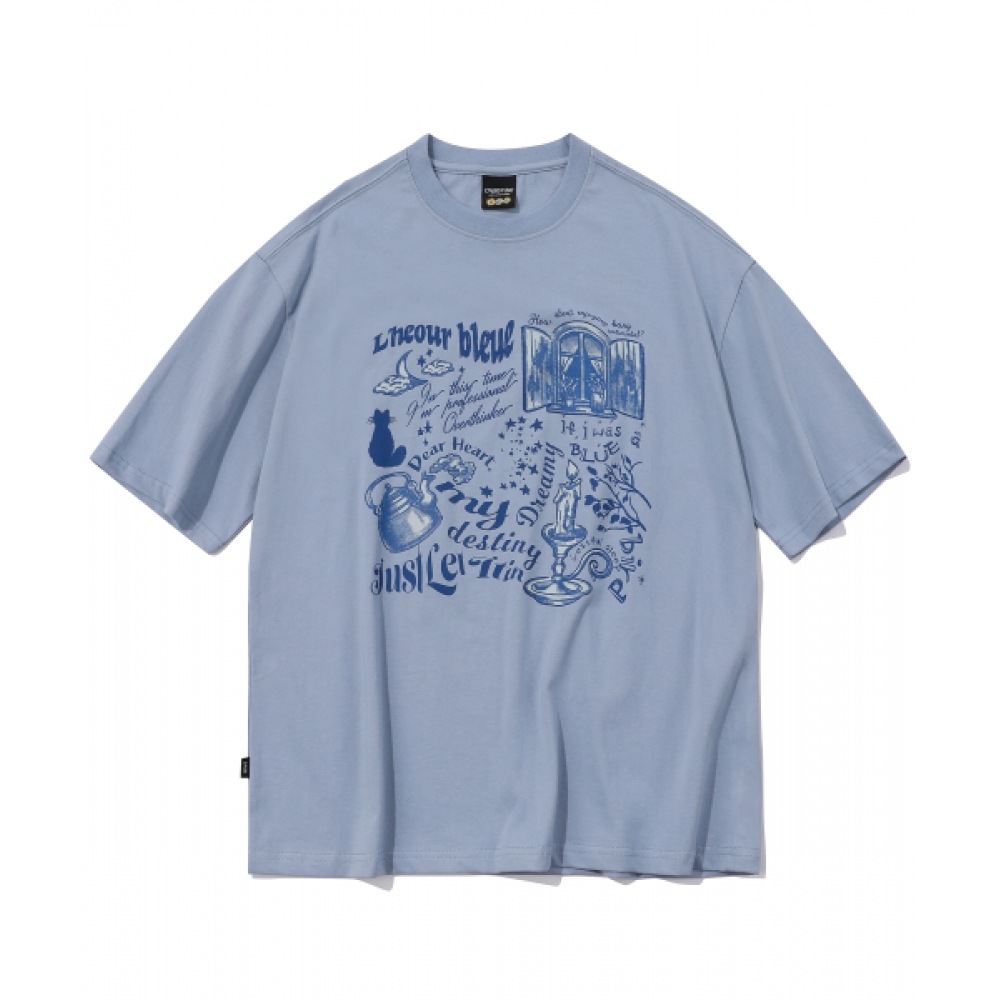 CPGN スタジオブルーアワーショートスリーブ T シャツブルー