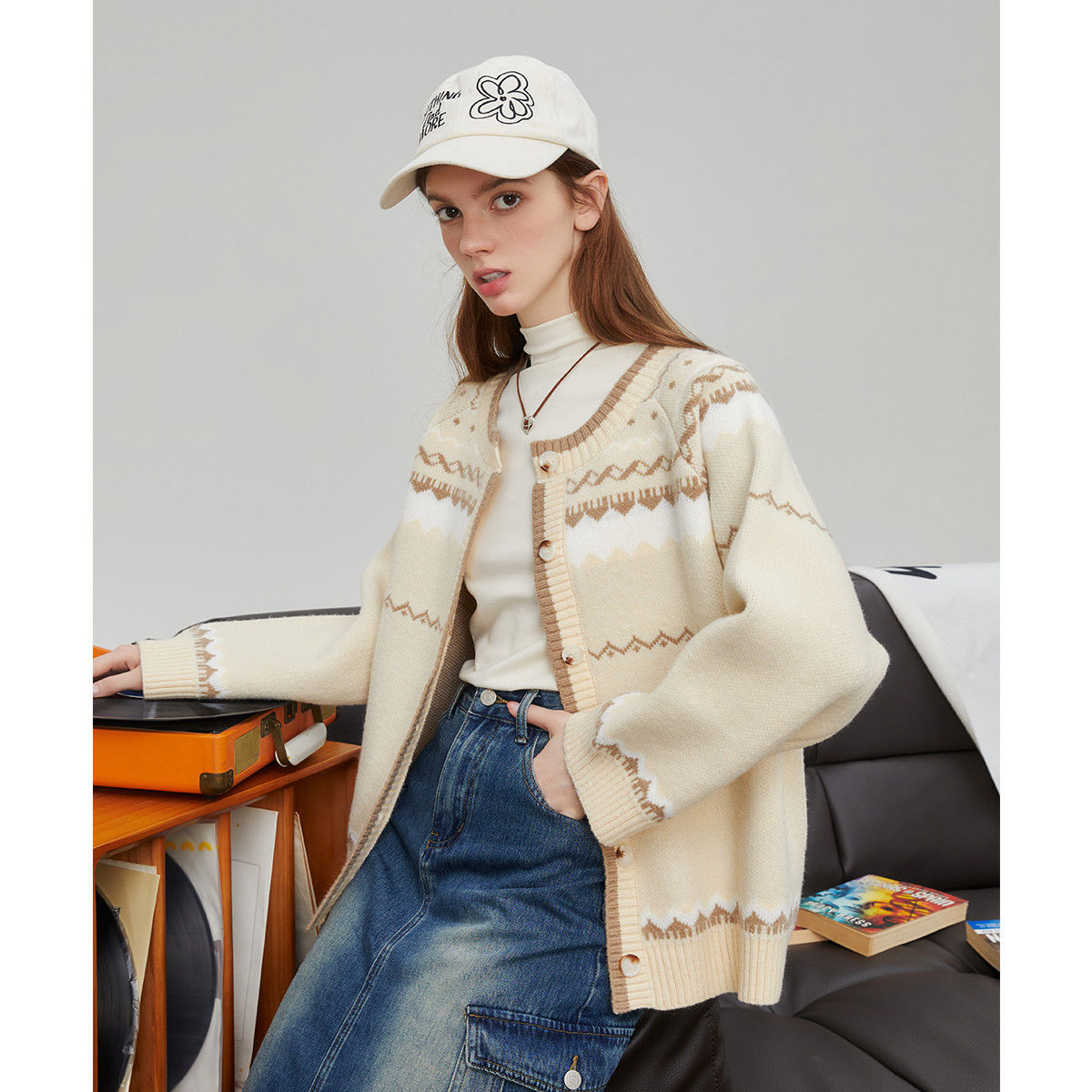 【急速出荷!】フレンチジェントルニットカーディガンジャンパーコート2025新作コート