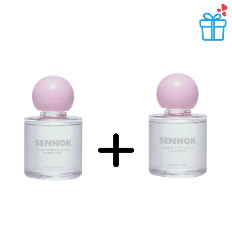 【新商品・2本セット】スリーピングローズ ヘアオイル 60ml×2本／ナイトケア・艶髪・ダメージ補修・乾燥対策にプレゼントにもおすすめ！+ ランダムギフト付き