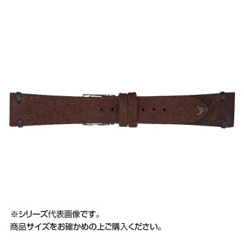 Emitta(エミッタ) 時計バンド ゴージュ 18mm チョコ (美錠:銀) EG-B18