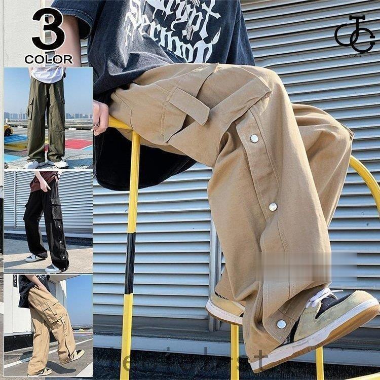 ミリタリー イージーパンツ 綿パン ワークマン ウエストゴム [10月推奨/20%OFF]カーゴパンツ ワークパンツ ワーク チノパン メンズ パンツ カーゴ ワイドパンツ