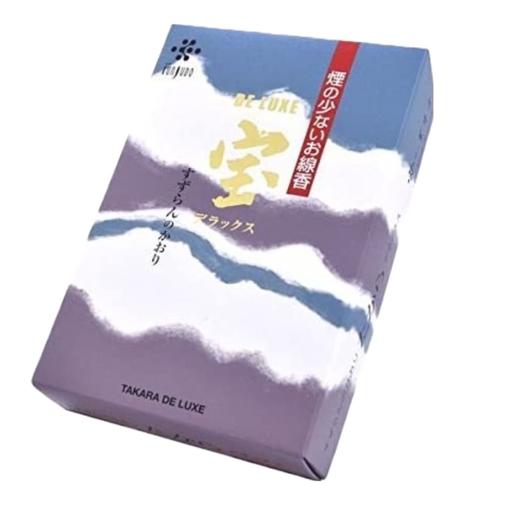 宝デラックス 大バラ 線香 白檀 仏壇 微煙 お香 香水線香 160ｇ ４箱セット