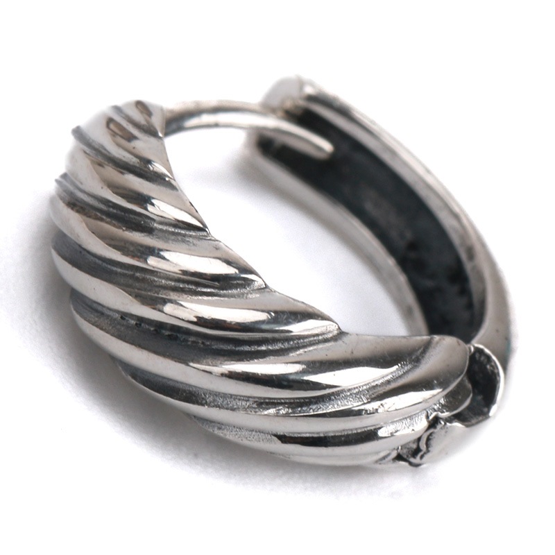 925 フープピアス スパイラル [es254] 4,633円