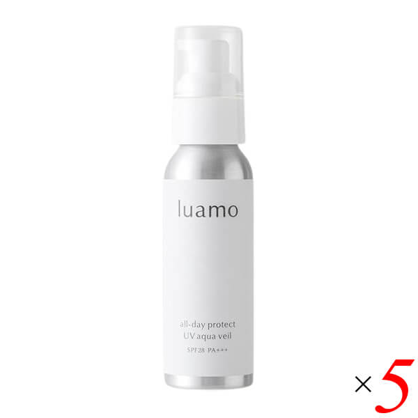 luamo ルアモ オールデイ プロテクト UVアクアヴェール 50g 5個セット