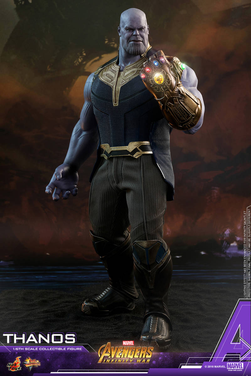 新品未開封HOTOYS ホットトイズ1/6 MMS479 『アベンジャーズ／インフィニティウォー』 フィギュア　サノス Infinity War - Thanos