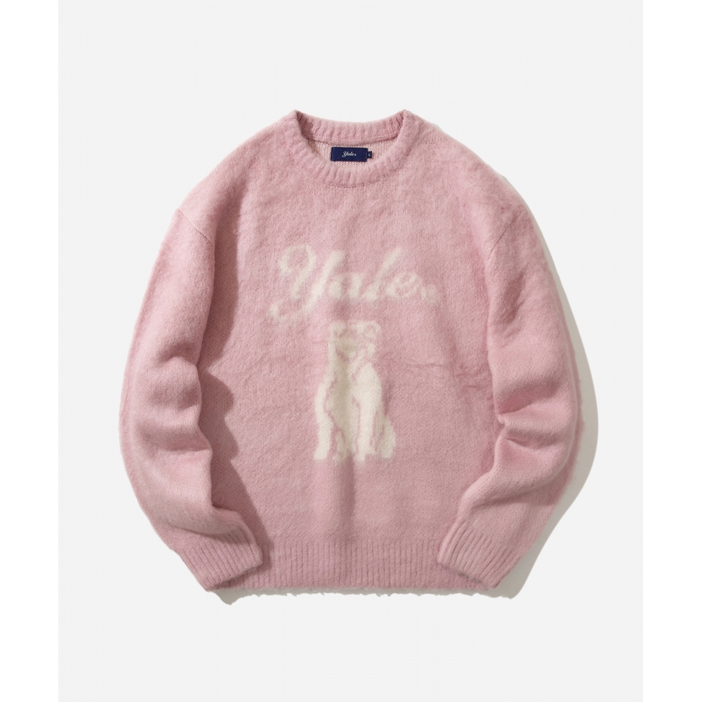 エールヘリテージダンブラッシュニット ピンク