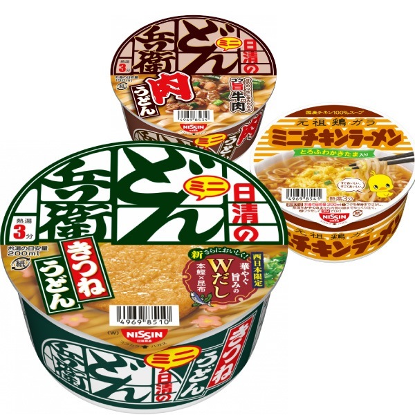 どん兵衛 ミニ ＆ チキンラーメン ミニ 選り取り 36個 （12個入3ケース）