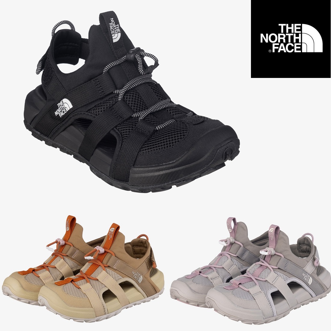 2025年春 新作 レディース エクスプロアキャンプシャンダル 軽量 クッション性 防滑 アウトドア 韓国ファッション 旅行 4色