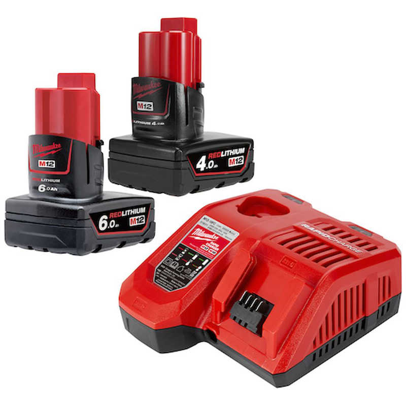 ミルウォーキーツールジャパン合同会社　M12 4.0Ah＆6.0Ah FCスタートキット　M1218NRG642JP 21,771円