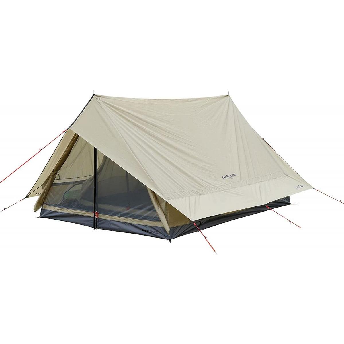 キャプテンスタッグ(CAPTAIN STAG) トレッカーツーポールロッジ テント UV 3～4人用　UA-67