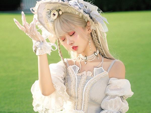 ロリータ ボンネット 帽子 ヘアアクセサリー ロリィタ レディース 髪飾り 可愛い ゆめかわいい コスプレ ハロウィン 華やか ドレス 甘ロリ レース リボン 衣装 キャップ ヘッドアクセサリー ゴ