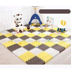 【超お得1つ買うと10個もらえる】急速出荷ジョイントマット おしゃれ 30cm ベビー マット 36枚 防音 騒音 吸収 厚さ1.2cm 赤ち