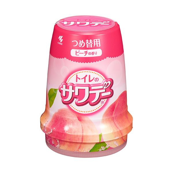 （まとめ）小林製薬 サワデー気分はじけるピーチの香り つめ替用 140g 1個[x20セット]