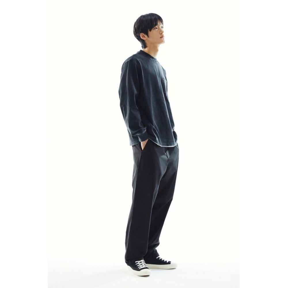H&M パンツルーズフィットブラック