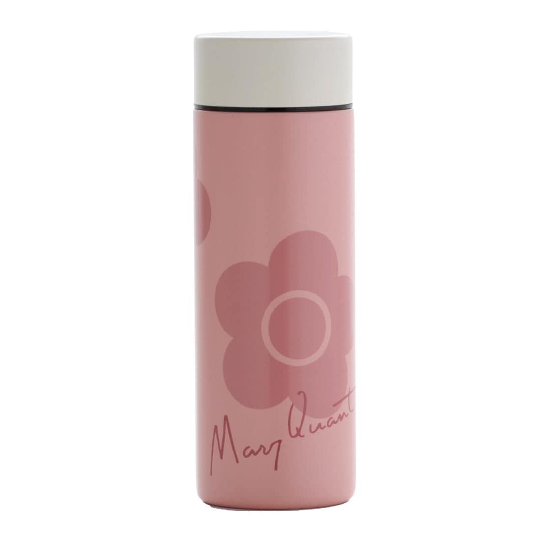 MARY QUANT (マリークヮント) ステンレスボトル（300ml）保温・保冷・氷止め付き くすみパステル デイジー（ピンク）001273-0001-01