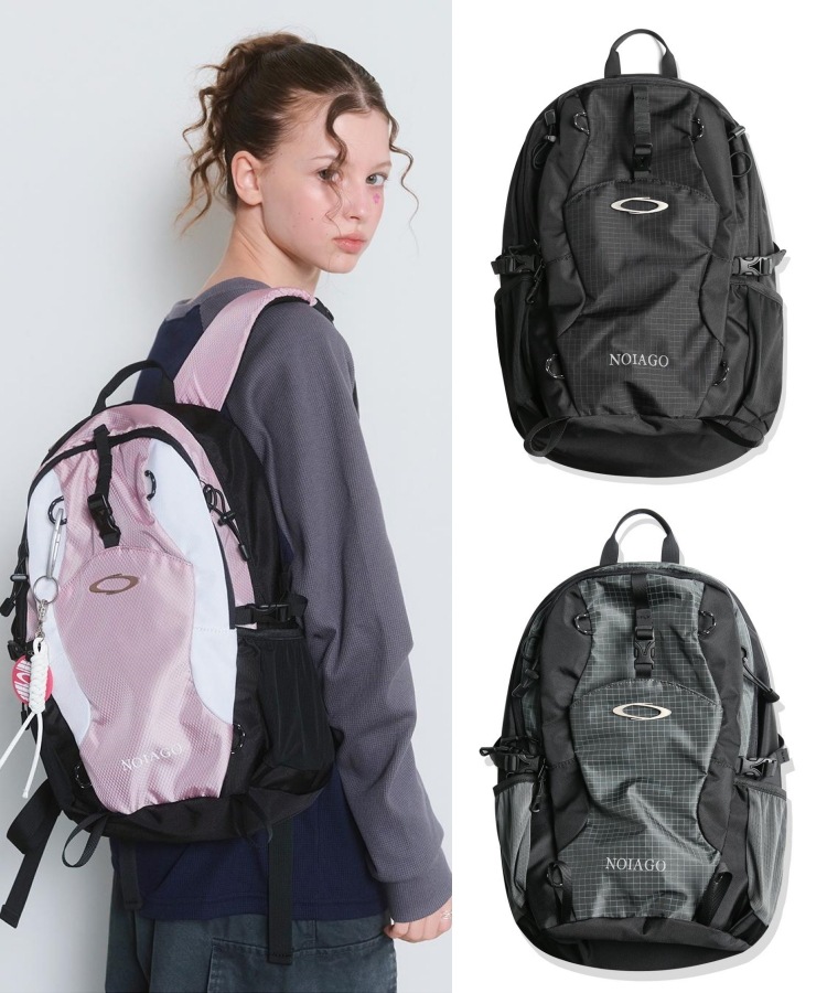 グレー ナイロンリュック　NOIAGO ノイアゴ ○NOIAGO○ Nylon daily backpack light gray NOI1388 (NOIAGO