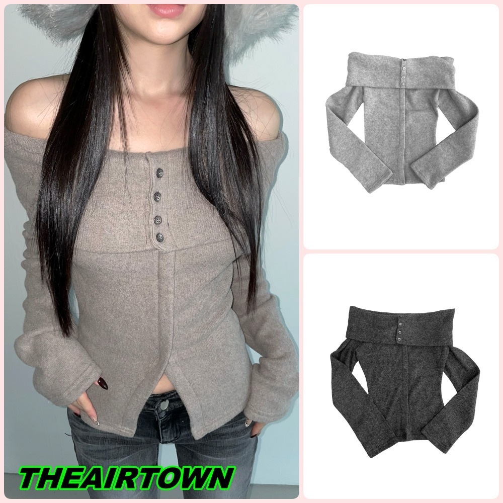 【THEAIRTOWN】moose off kint top 3 color