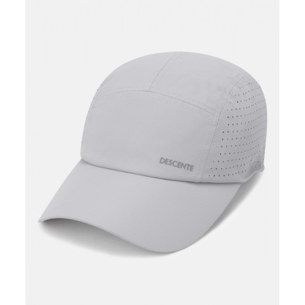 DESCENTE ランニングキャップ グレー SQ323RCP71