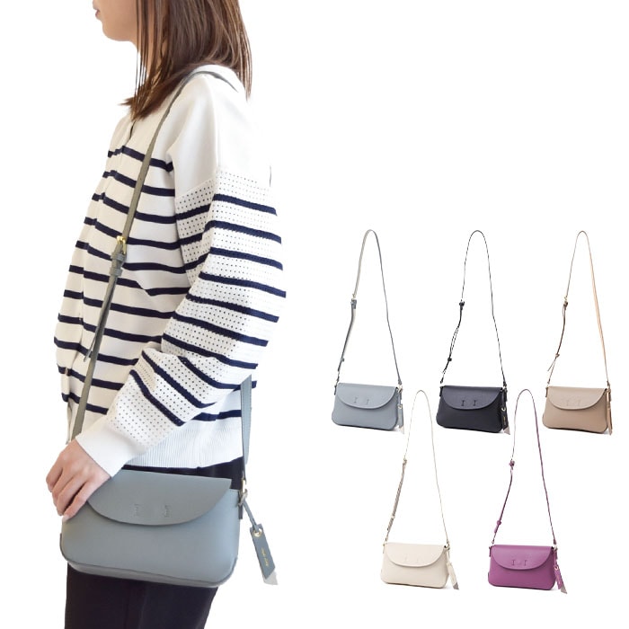 かるいかばん ショルダーバッグ お財布ショルダー Legato Largo ソフト 柔らか 春 レディース ミニショルダー コンパクト 小さいバッグ 4,851円