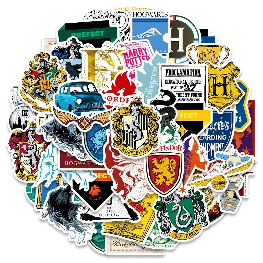 【1つ買うと10つ無料】ハリーポッター ステッカー 落書き Diyステッカー ハンドブック素材 デコレーションステッカー 50枚