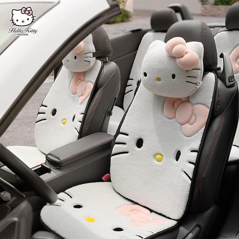 車 シートカバー · オールシーズン · 冬 防寒 · ファー · レディース · 厚手 · 7点セット