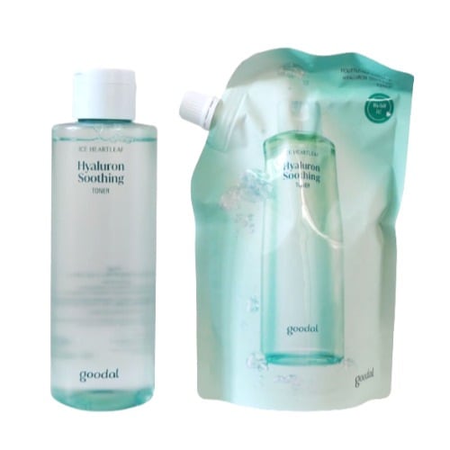 [本品+詰め替え]ドクダミ ヒアルロン スージングトナー 350mL+350mL