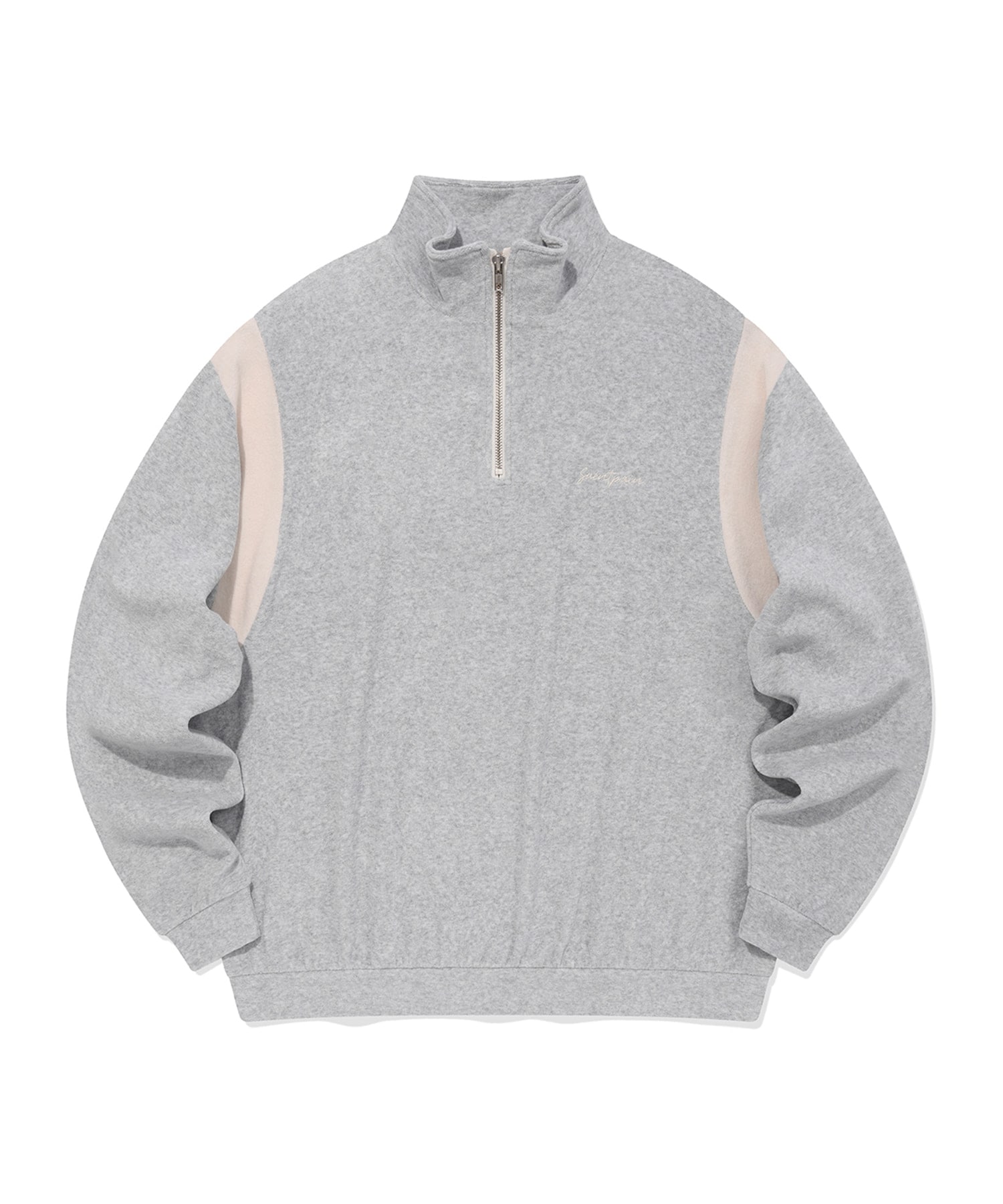 SP Terry Varsity Half Zip-Up - Melange