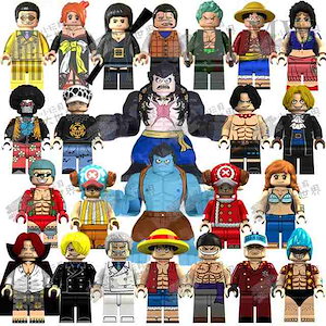 ブロックおもちゃ LEGO互換品 17体/24体 ワンピース 組立 玩具 おもちゃ ミニフィギュア 人気 漫画 アニメ プレゼント レゴ