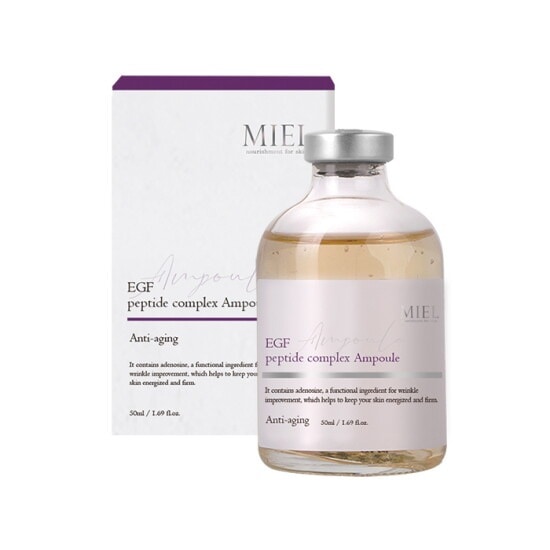 韓国エステ仕様！ 注射器アンプル EGF＆ペプチドコンプレックス [50ml/ハリと弾力を与える高濃縮美容液]