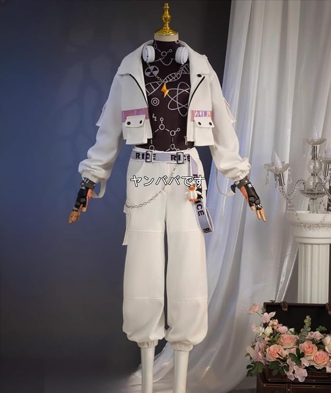 囚人ルカ・バルサー B.Duckコラボ コスプレ 衣装+ヘッドホン(ウィッグ 靴別売り)