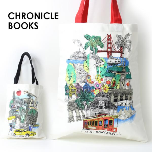 chronicle books キャンバス トートバッグ CHB080001 キャンバス 生地 トートバッグ メンズ レディース 縦型