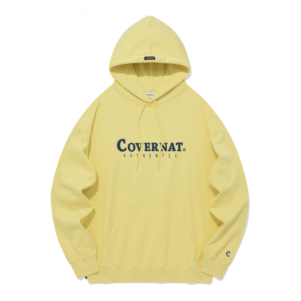 COVERNAT オーセンティックロゴパーカーイエロー