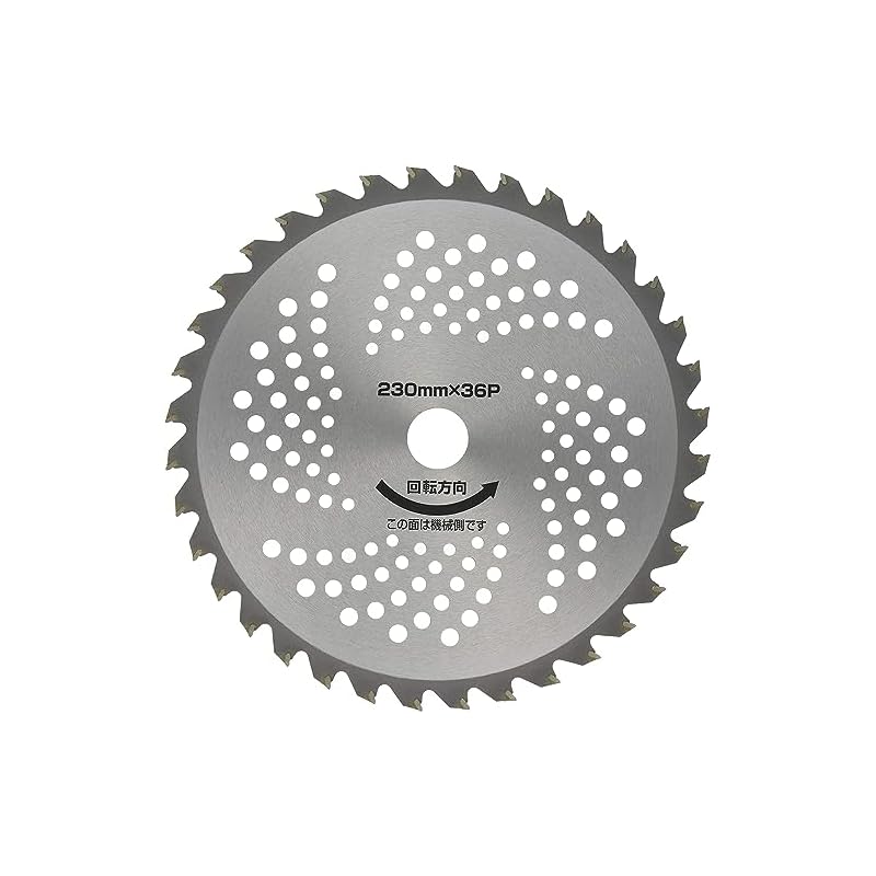 【即納】[山善] 草刈用 チップソー 10枚組 外径255mm40枚刃 替え刃 草刈機 刈払機 石 タイル 雑草 除草 荒地 YT10-255
