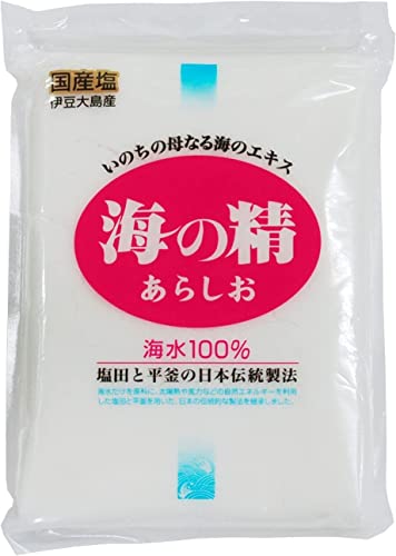 海の精 国産塩 伊豆大島産 あらしお 500g × 5