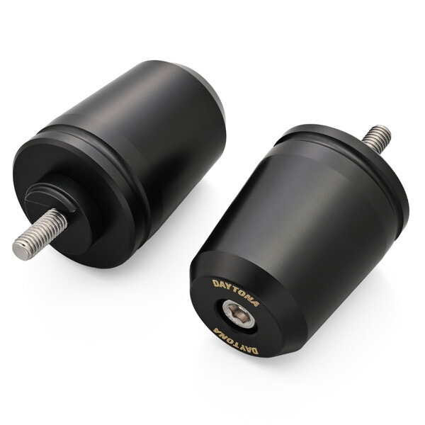 D49823 (Daytona) バイク用 バーエンド ヤマハ(M6)用 超ヘビーウエイトバーエンド ブラック 49823