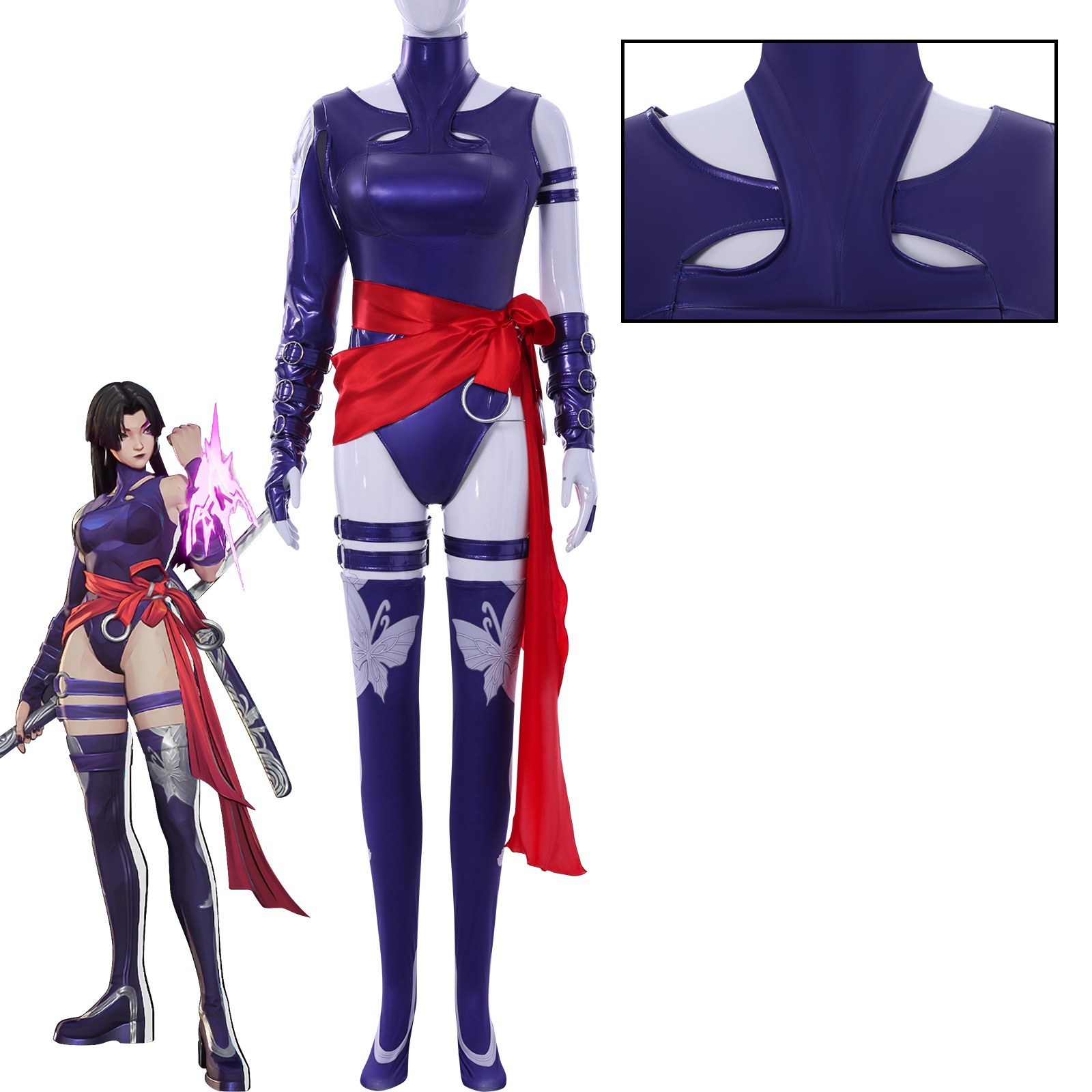 ハロウィン漫多争鋒霊蝶コスプレ衣装復讐使者ゲームコスプレハロウィン演出衣装
