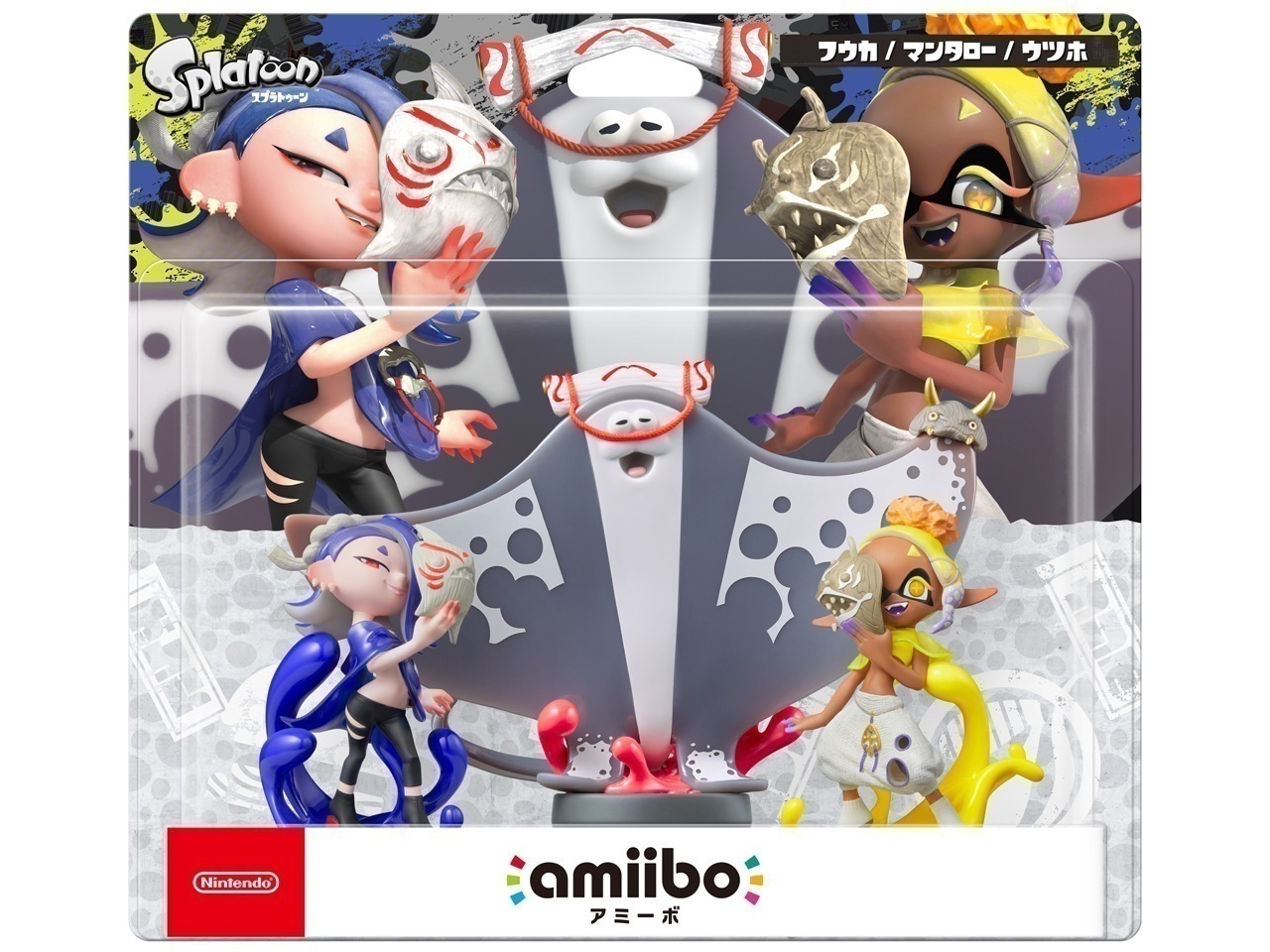 amiibo すりみ連合セット NVL-E-AE3G [フウカ/ウツホ/マンタロー(スプラトゥーンシリーズ)]