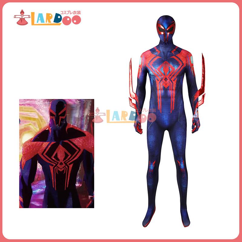 【工場直販 品質保証】 スパイダーマン　Spider-Man: Across The Spider-Verse Spiderman 2099 Miguel O Hara スーツ コスプレ衣装 コスチ