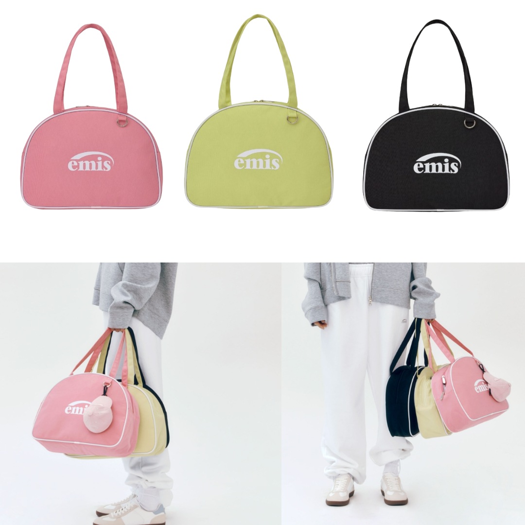 【EMIS】 NYLON ROUND HALF BAG /追跡付 Qoo10] EMIS [NEW] NYLON ROUND HA : バッグ・雑貨