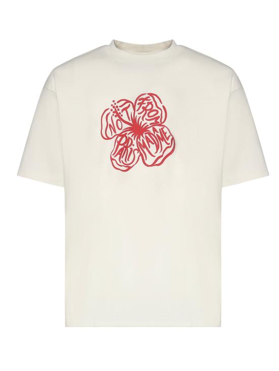 DROLE DE MONSIEUR Men T-Shirts JTS292CO002 OW OFF WHITE
