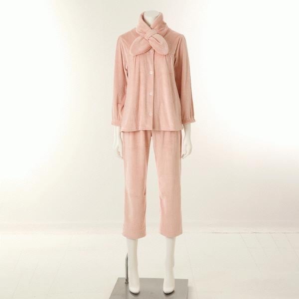 極細糸ジャカードソリッド女性パジャマ女性寝間着VPA4585WSG